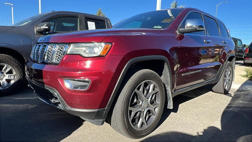 Velvet Red Pearlcoat 2019 Jeep Grand Cherokee Overland