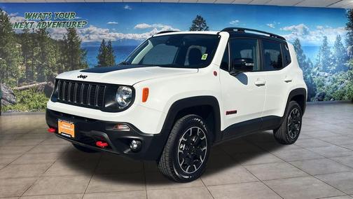 Alpine White Clearcoat 2023 Jeep Renegade Trailhawk