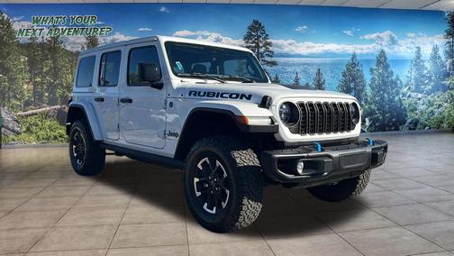 Bright White Clearcoat 2024 Jeep Wrangler 4xe Rubicon X