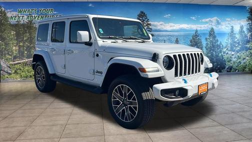 Bright White Clearcoat 2023 Jeep Wrangler 4xe Sahara High Altitude
