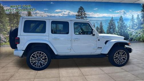 Bright White Clearcoat 2023 Jeep Wrangler 4xe Sahara High Altitude