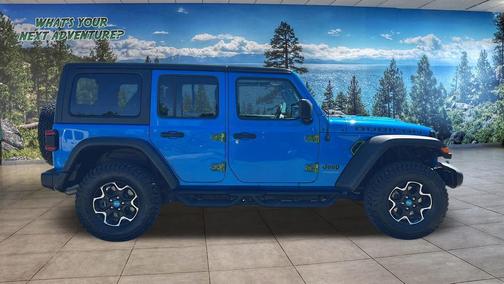 Hydro Blue Pearlcoat 2022 Jeep Wrangler Unlimited 4xe Rubicon