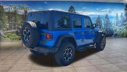 Hydro Blue Pearlcoat 2022 Jeep Wrangler Unlimited 4xe Rubicon