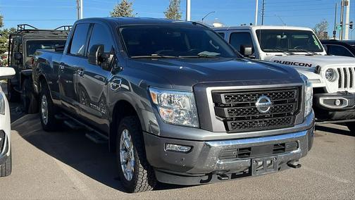 Gun Metallic 2021 Nissan Titan XD SV