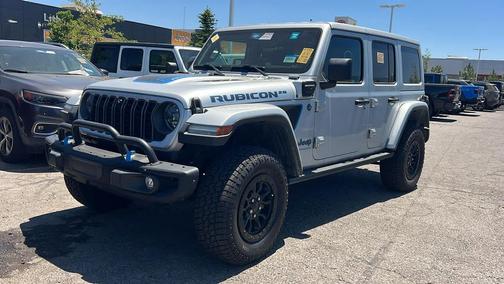 Silver Zynith Clearcoat 2023 Jeep Wrangler 4xe Rubicon 20th Anniversary