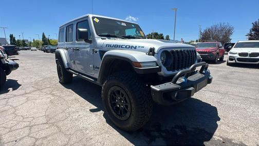 Silver Zynith Clearcoat 2023 Jeep Wrangler 4xe Rubicon 20th Anniversary