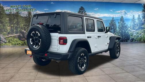 Bright White Clearcoat 2025 Jeep Wrangler Rubicon