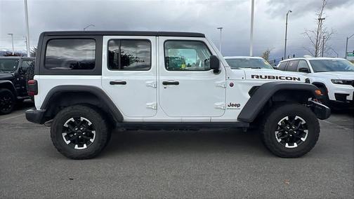 Bright White Clearcoat 2025 Jeep Wrangler Rubicon