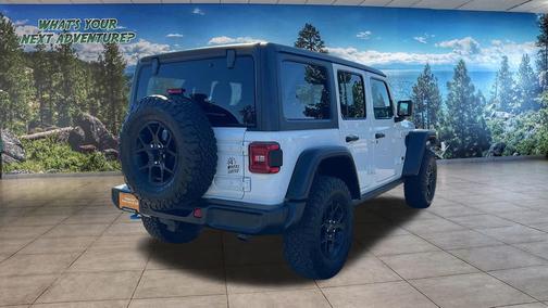 Bright White Clearcoat 2024 Jeep Wrangler 4xe Willys