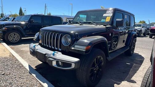 Black Clearcoat 2022 Jeep Wrangler Unlimited 4xe Sahara