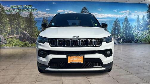 Bright White Clearcoat 2023 Jeep Compass Limited