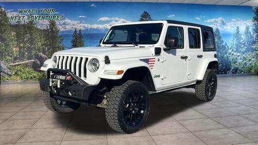 Bright White Clearcoat 2022 Jeep Wrangler Unlimited 4xe Sahara
