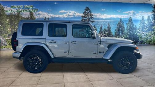 Billet Silver Metallic Clearcoat 2021 Jeep Wrangler Unlimited 4xe Sahara High Altitude