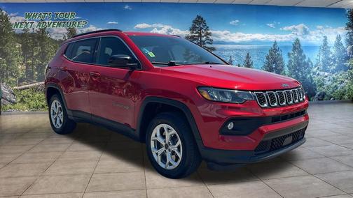 Red Hot Pearlcoat 2025 Jeep Compass Latitude