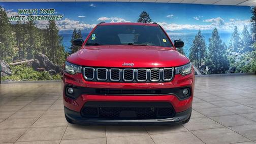 Red Hot Pearlcoat 2025 Jeep Compass Latitude