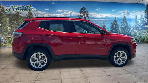 Red Hot Pearlcoat 2025 Jeep Compass Latitude