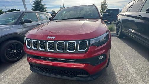 Red Hot Pearlcoat 2025 Jeep Compass Latitude