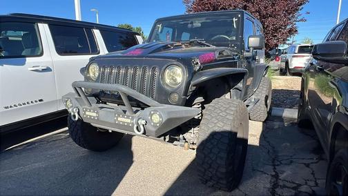 Black 2007 Jeep Wrangler Rubicon