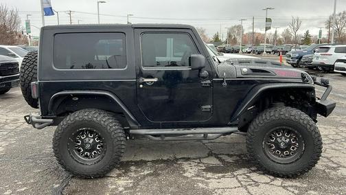 Black 2007 Jeep Wrangler Rubicon
