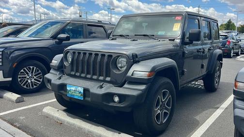 Granite Crystal Metallic Clearcoat 2022 Jeep Wrangler Unlimited Sport