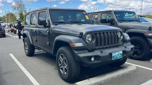Granite Crystal Metallic Clearcoat 2022 Jeep Wrangler Unlimited Sport