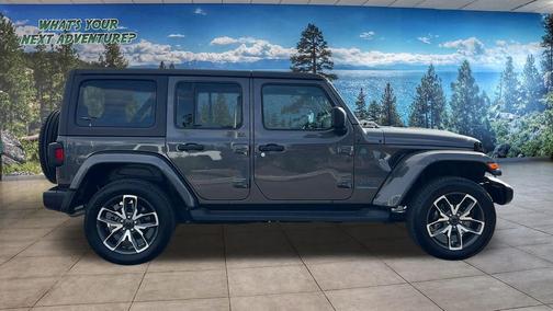 Granite Crystal Metallic Clearcoat 2024 Jeep Wrangler 4xe Sport S