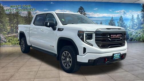 Summit White 2024 GMC Sierra 1500 AT4