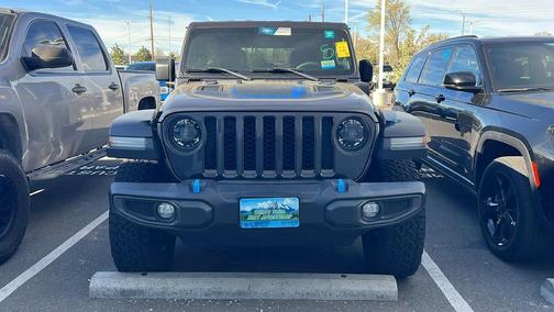 Granite Crystal Metallic Clearcoat 2023 Jeep Wrangler 4xe Rubicon