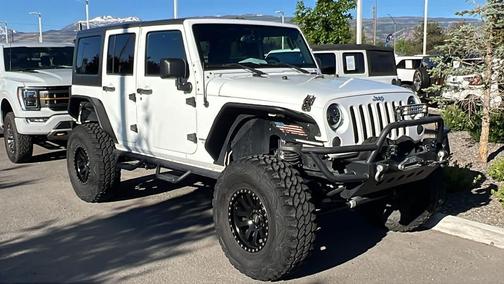 Bright White Clearcoat 2015 Jeep Wrangler Unlimited Rubicon