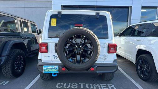Bright White Clearcoat 2023 Jeep Wrangler 4xe Sahara