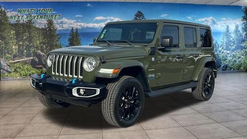 Sarge Green Clearcoat 2022 Jeep Wrangler Unlimited 4xe Sahara