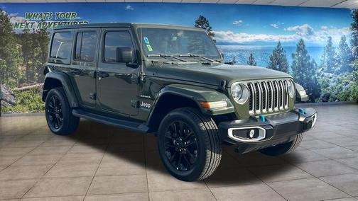 Sarge Green Clearcoat 2022 Jeep Wrangler Unlimited 4xe Sahara