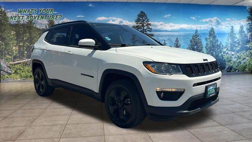 White Clearcoat 2018 Jeep Compass Latitude