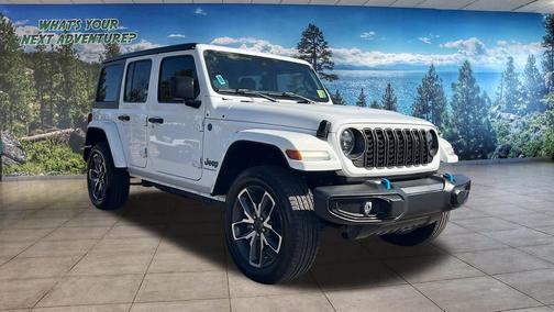 Bright White Clearcoat 2024 Jeep Wrangler 4xe Sport S