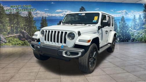 Bright White Clearcoat 2022 Jeep Wrangler Unlimited 4xe Sahara
