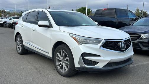 Platinum White Pearl 2020 Acura RDX Technology Package