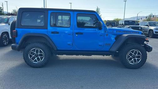 Hydro Blue Pearlcoat 2024 Jeep Wrangler Rubicon