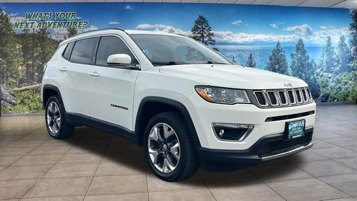 White Clearcoat 2019 Jeep Compass Limited