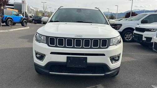White Clearcoat 2019 Jeep Compass Limited