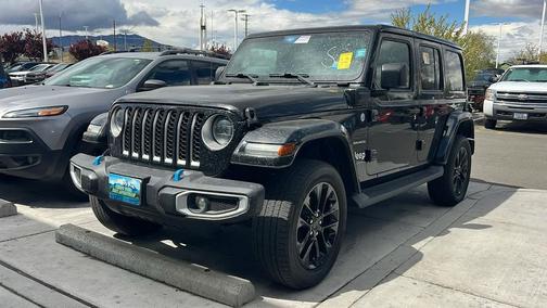 Black Clearcoat 2023 Jeep Wrangler 4xe Sahara