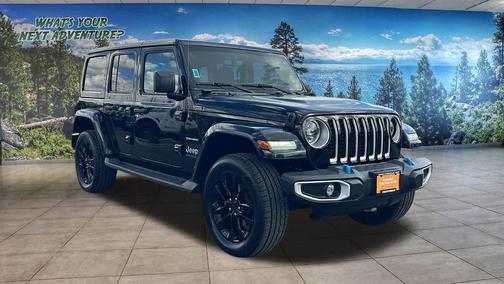 Black Clearcoat 2023 Jeep Wrangler 4xe Sahara