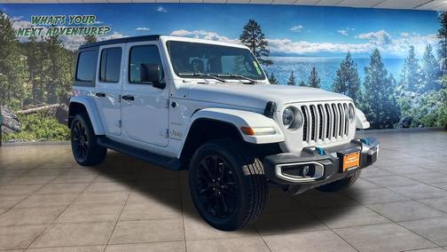 Bright White Clearcoat 2023 Jeep Wrangler 4xe Sahara