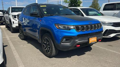 Hydro Blue Pearlcoat 2025 Jeep Compass Trailhawk