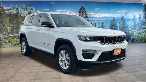 Bright White Clearcoat 2023 Jeep Grand Cherokee Limited