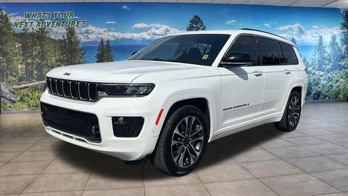 Bright White Clearcoat 2023 Jeep Grand Cherokee L Overland