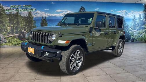 Sarge Green Clearcoat 2024 Jeep Wrangler 4xe Sport S