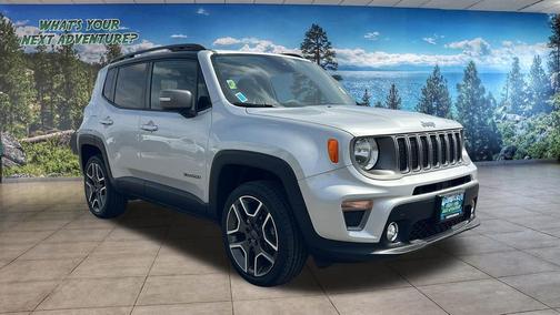 Glacier Metallic Clearcoat 2019 Jeep Renegade Limited