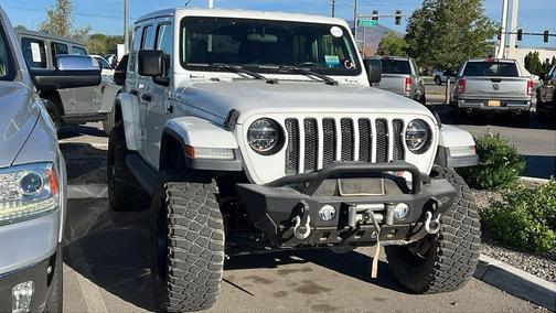 Bright White Clearcoat 2021 Jeep Wrangler Unlimited Sahara