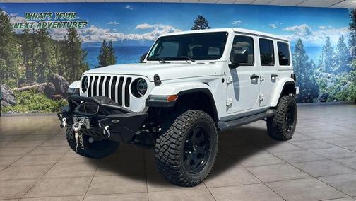Bright White Clearcoat 2021 Jeep Wrangler Unlimited Sahara