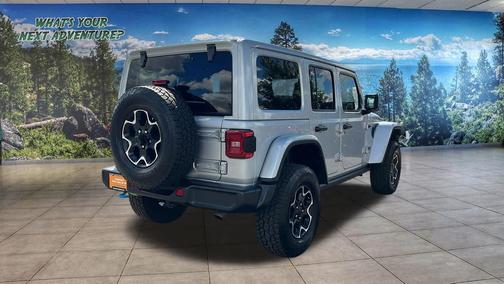 Silver Zynith Clearcoat 2023 Jeep Wrangler 4xe Rubicon